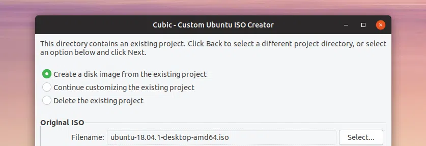 Criador do Cubic Custom Ubuntu ou Linux Mint ISO