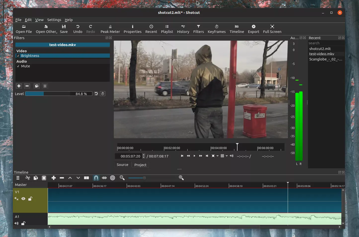 Editor de vídeo Shotcut