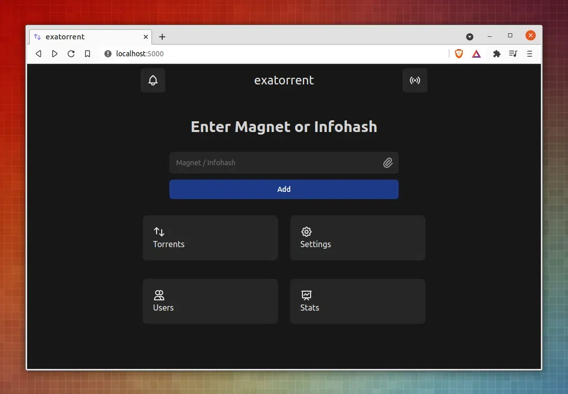 Exatorrent BitTorrent Client