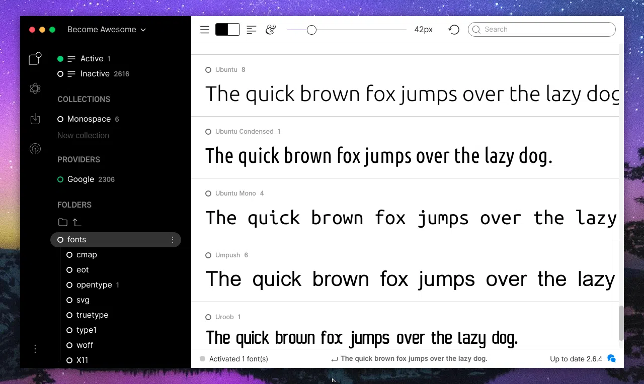 Fontes locais Fontbase
