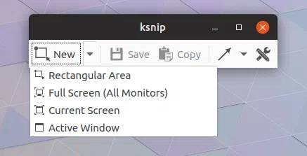 ferramenta de captura de tela ksnip