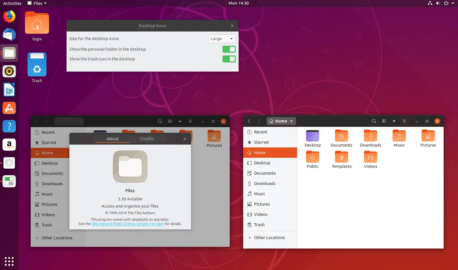 Nautilus 3.30 Ubuntu 19.04 Disco Dingo