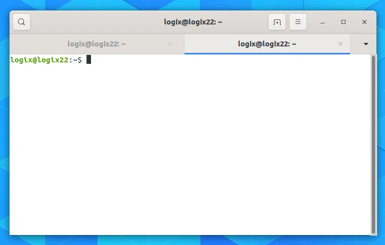 GNOME Terminal header bars