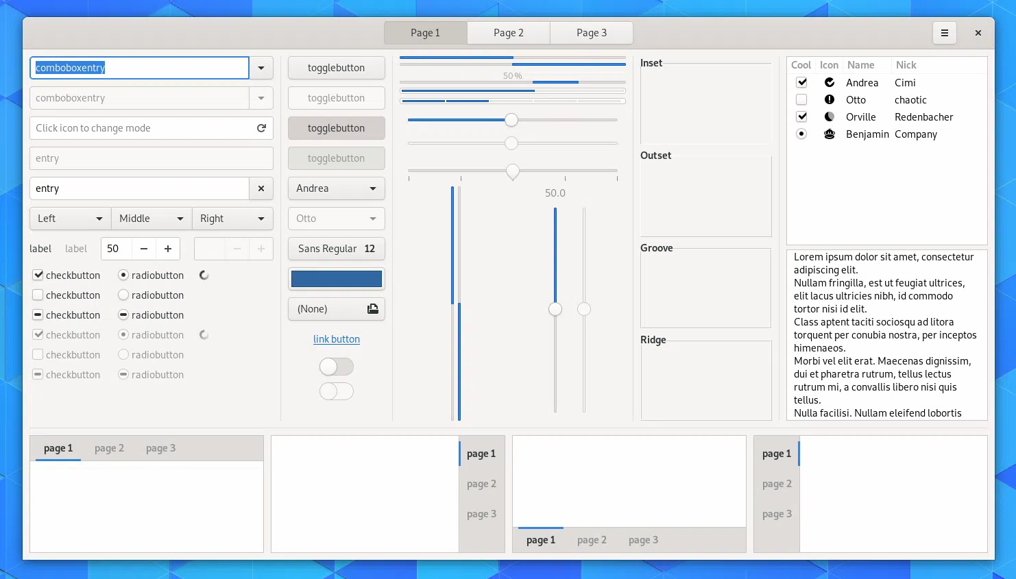 Tema GTK atualizado GNOME 3.32