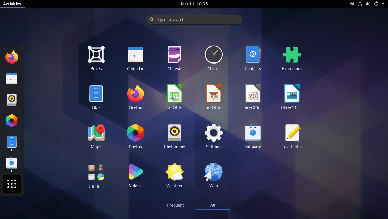 Aplicativos GNOME 3.36