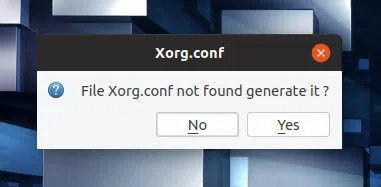 Nvidiux gerar xorg.conf