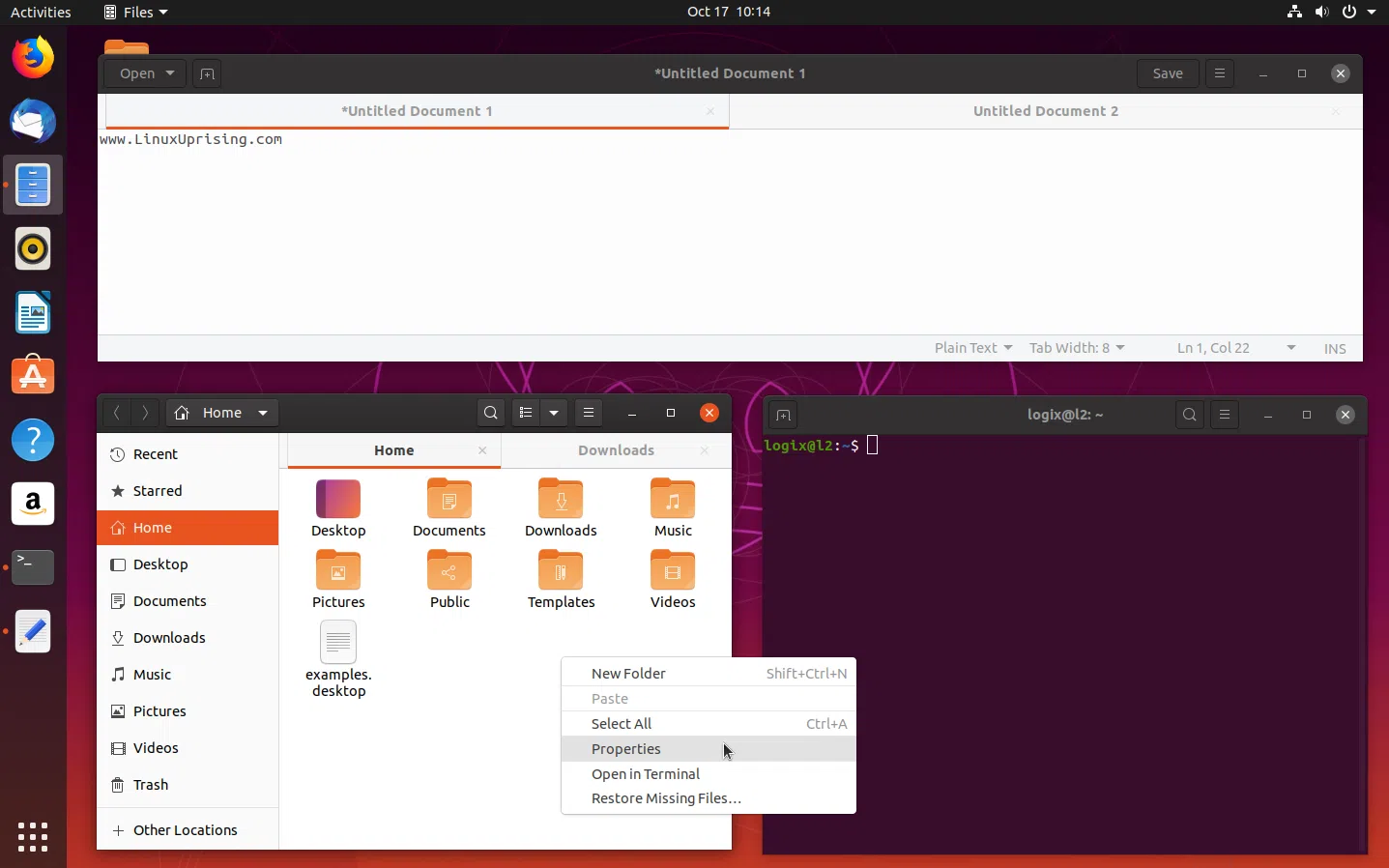 Imagens do Ubuntu 19.10 Yaru