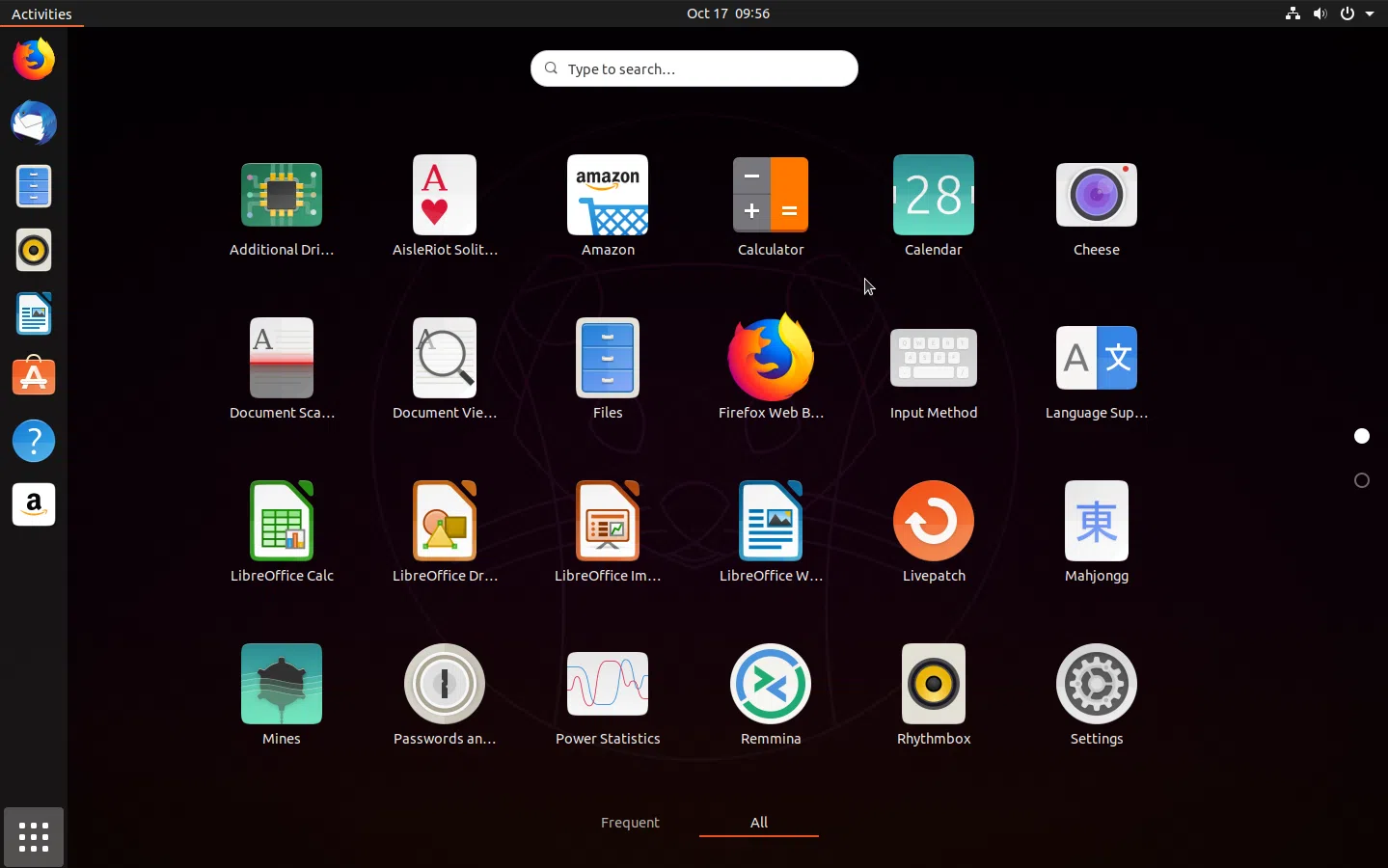 Imagens do Ubuntu 19.10 Yaru