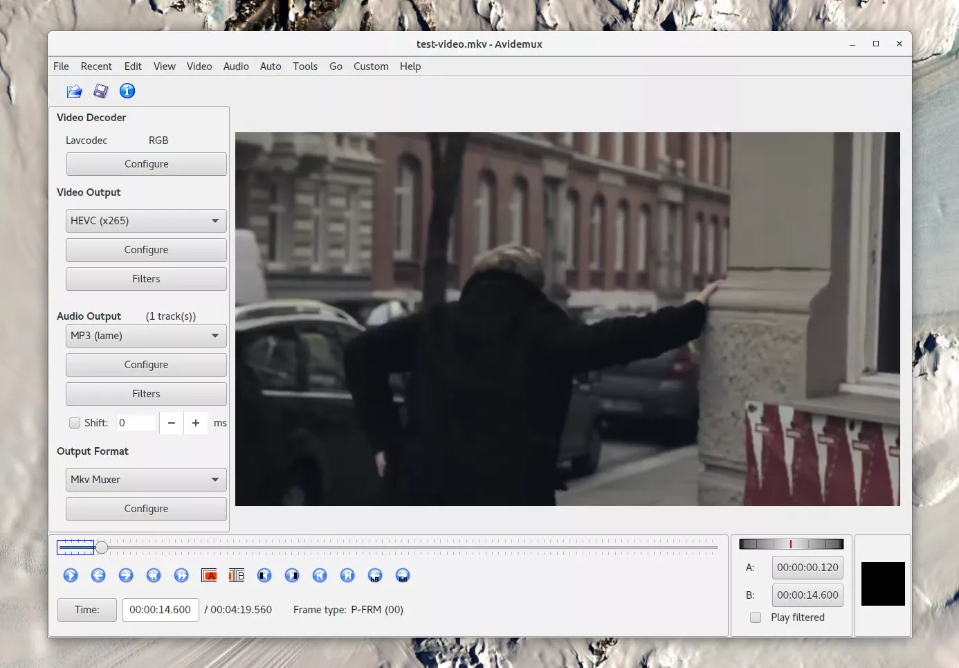 Editor de vídeo Avidemux