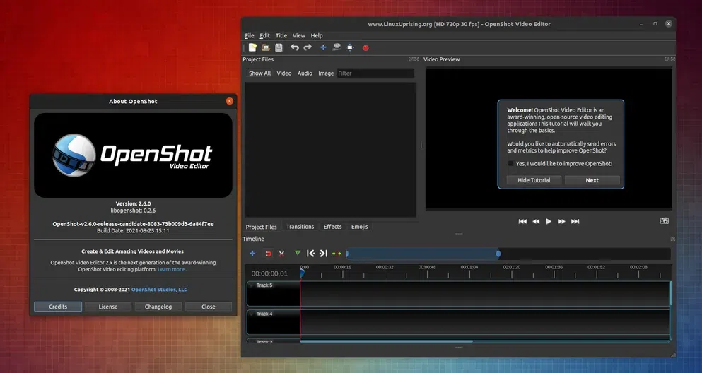 Openshot Video Editor 2.6.0
