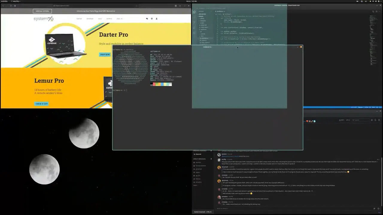 Pop Shell Mouse tiling