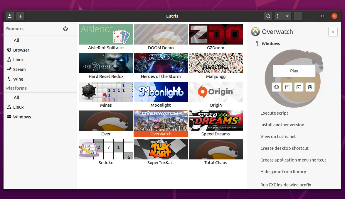 Lutris Ubuntu 20.04